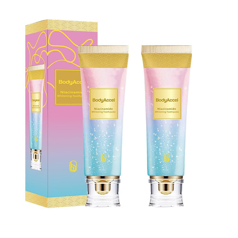 ⭐ Boddy Accel – Dentifrice Blanchissant Premium à la Niacinamide