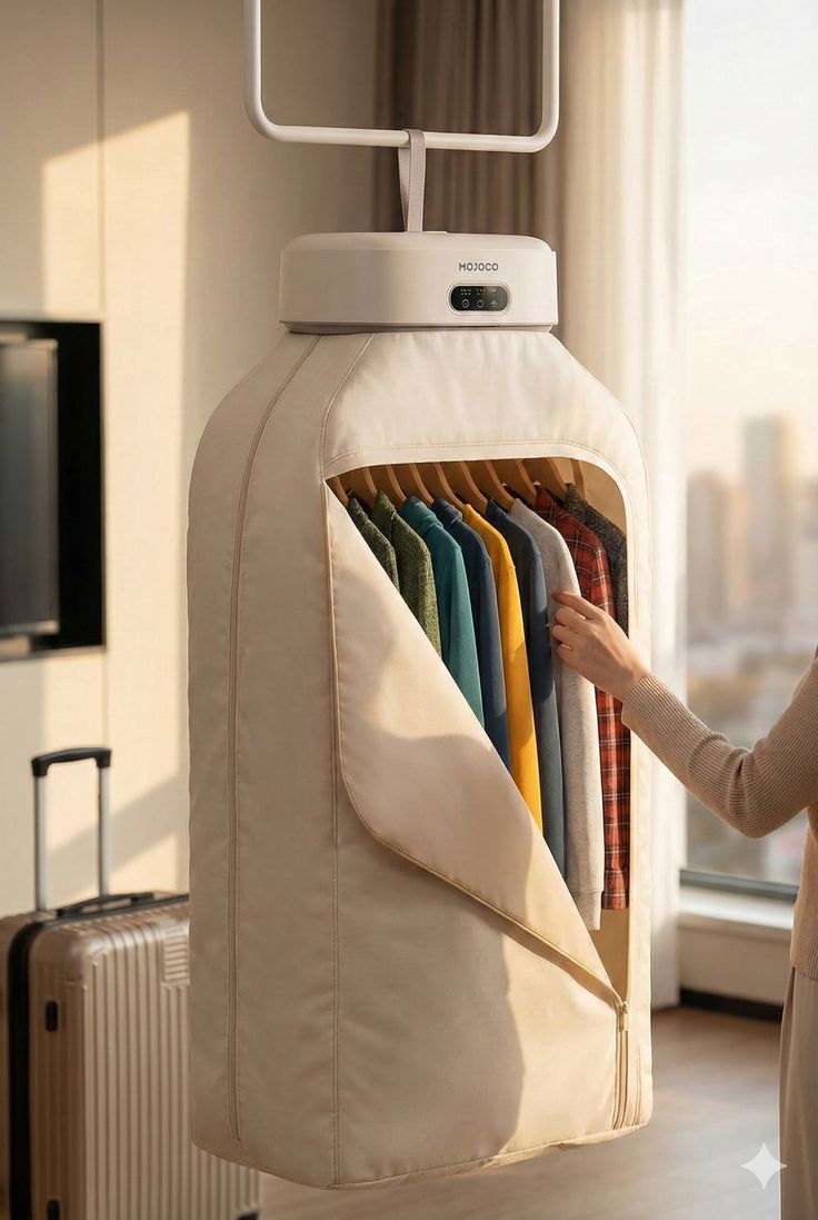 Sèche-linge Électrique Compact – Votre Linge Sec Même Sous la Pluie ⚡