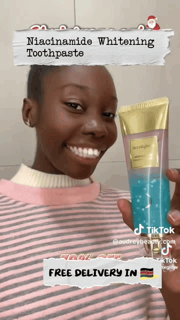 ⭐ Boddy Accel – Dentifrice Blanchissant Premium à la Niacinamide