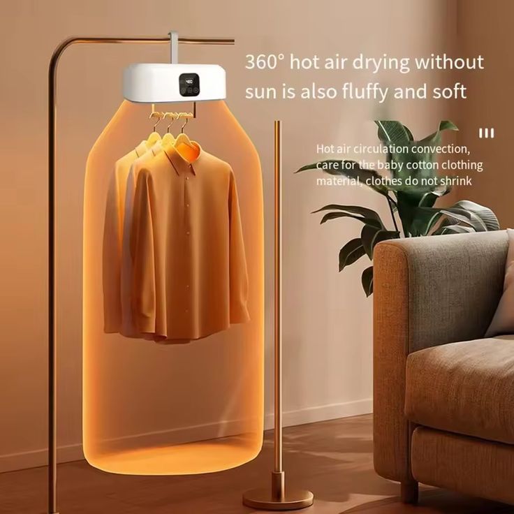 Sèche-linge Électrique Compact – Votre Linge Sec Même Sous la Pluie ⚡